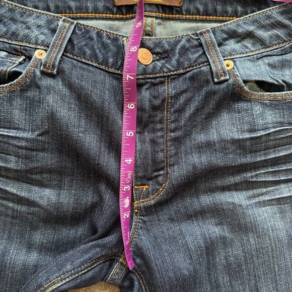 The Limited Jeans Womens 8 Bootcut Stretch Denim Flap Pockets Y2K boot cut - Picture 10 of 13